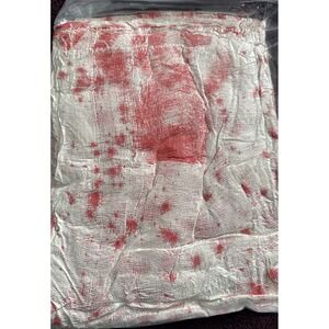Halloween Creepy Cloth Gauze Decor Cheesecloth Haunted House Scary Bloody 2‎ Pk